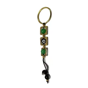 crystal keychain stone blue evil eye key chine natural stone hanger healing key holder gifts for women bulk key chains wholesale