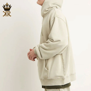 Sudadera con Capucha Informal de Alta Calidad, 100% Algodón, Invierno, Logotipo Personalizado, Holgada, Deportiva, a la Moda, para Hombre y Mujer - Product Image 2