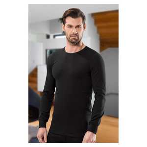 เสื้อยืดผู้ชายขายาว anıt erkek UZUN Kol atlet termal üst siyah S - Product Image 1