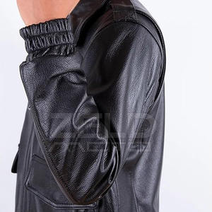 2025 veste en cuir d'hiver hommes en cuir grande taille usine fournit directement des vestes en cuir pour hommes - Product Image 2