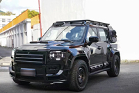 Kit complet de carrosserie de véhicule Grille d'admission d'air Pare-chocs avant Calandre Jupes latérales Passage de roue Jetour T2 Mise à niveau vers le kit carrosserie de DEFENDER