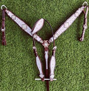 Cuello de pecho de cabeza occidental con hebilla de latón-SS con diseño personalizado de cabeza de Cuero Crudo Occidental al precio más bajo - Product Image 5