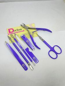 Herramientas de uñas recubiertas de Color profesional Logotipo personalizado Manicura de acero inoxidable Pinza de uñas Empujador de cutículas Tijera de uñas y cortaúñas - Product Image 4