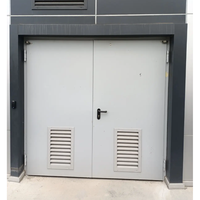 Portes en verre Tradivas TRD8 en acier inoxydable de haute qualité, à simple ou double battant, contemporaines, en fibre de verre, résistantes au feu et insonorisées