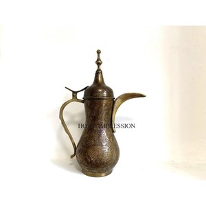 กาน้ำชาเคลือบทองเหลืองโบราณสำหรับใช้ในห้องครัวอุปกรณ์ทำอาหาร - Product Image 1