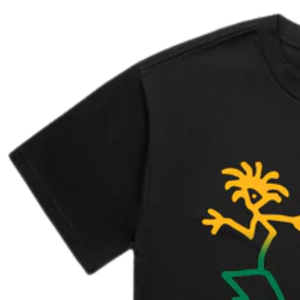 Camiseta con estampado gráfico Jammin Rasta para hombres y mujeres, camiseta de algodón negro con estampado artístico de Rasta, camiseta de reggae - Product Image 6