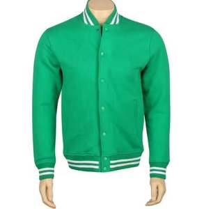 Chaqueta de talla grande personalizada al por mayor de fábrica 2025, chaquetas bordadas personalizadas para hombre, chaquetas universitarias - Product Image 1