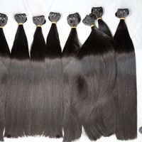 Extensions de cheveux de trame super doublement étirées à alignement des cuticules des cheveux naturels vietnamiens de haute qualité du vendeur de cheveux d'usine