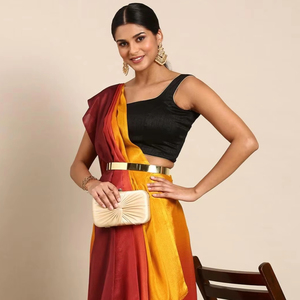 Sari chinon de style moderne pour les mariages et fêtes Grossiste en vêtements indiens et pakistanais prêt-à-porter de l'Inde pour les dames - Product Image 1