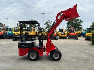 Envío Gratis HTDL06 Cargadora Compacta de Ruedas de 600 kg, Minicargadora de 25 HP a Gasolina, Cucharón de 0.4 m, Acoplador Rápido Hidráulico de Alta Calidad - Product Image 1