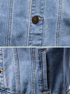 Vestes pour hommes, vestes en jean respirantes pour hommes, vestes en jean pour hommes grandes tailles, fabriquées au Pakistan, logo personnalisé - Product Image 4