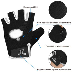 Ventilated Workout Gym <b>Gloves</b> with Built-In Wrist Wraps Full Palm Protection and Extra Grip for Sports & Weight Lifting <b>Gloves</b>. - Product Image 3