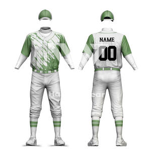 Nuevo mejor diseño de alta calidad de secado rápido conjuntos de uniformes de béisbol para hombres y uniformes de béisbol transpirables al por mayor para la venta - Product Image 1