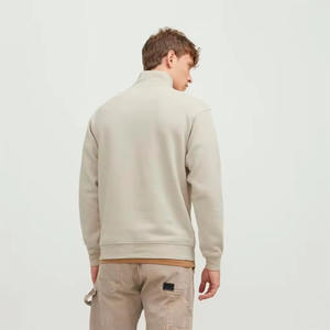 1/4 quart fermeture éclair pull chemise vêtements de sport été confortable élégant demi fermeture éclair sweat Jogging porter grande taille imprimé lavé - Product Image 3