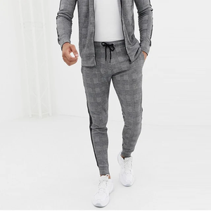 Survêtement d'entraînement en polaire pour hommes, nouveau design, deux pièces pour le jogging d'hiver - Product Image 5