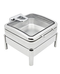 Elegante plato de chafado antiguo para fiestas, fiestas, eventos y banquetes de Hotel, uso doméstico, de Metal y latón, usado para bodas y fiestas - Product Image 2