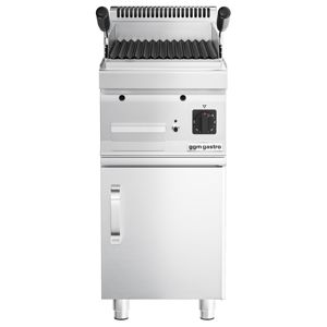 Parrilla Comercial a Gas con Piedra Volcánica MARIO 700 - 400mm - Independiente - con Base de Gabinete - Parrilla Inclinable - incl. gabinete - Product Image 4