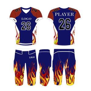 Venta al por mayor de camisetas de fútbol americano de alta calidad último diseño con logotipo personalizado de tendencia superior uniforme deportivo Venta caliente - Product Image 2