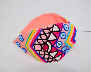 Wholesale New Supply Soft Fabric Headbands for Girls <b>Hand</b> Embroidered Hairbands for Parties Pageants Events Kids' Accessories - Product Image 2