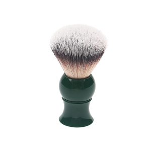 Juego de brochas de afeitar sintéticas clásicas para hombres con soporte de acero inoxidable para depilación - Product Image 2