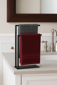 Toallero de Metal Pulido con Acabado Liso que Mejora la Apariencia Visual del Baño - Product Image 2