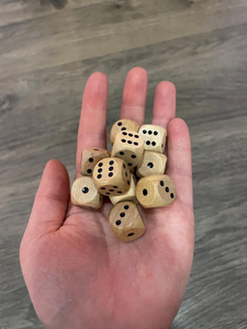 ลูกเต๋าอะคริลิคสำหรับ D6เกมกระดานพลาสติกขนาด16มม. มาตรฐานงานปาร์ตี้สีดำสำหรับเป็นของขวัญของเล่น - Product Image 5