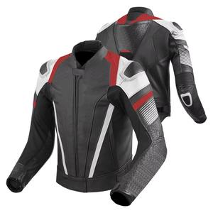 Chaquetas de carreras de cuero Premium de Venta caliente para hombres Equipo de motocicleta de alta calidad con diseño deportivo y acolchado protector - Product Image 4