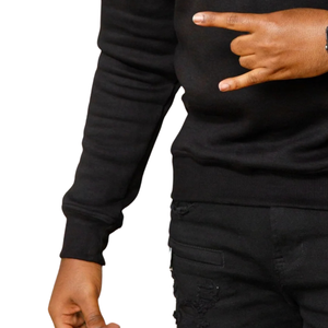 Sólido negro Phi Beta Sigma Chenille bordado sudadera suave Premium algodón fraternidad griega ropa para hombre traje universitario - Product Image 3