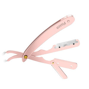 Rasoir pliable à lame en acier inoxydable, rasoir droit de barbier, porte-lame pour rasage, fabriqué par Pissco Pakistan - Product Image 3