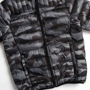 Mens warm puffer jacket fashion lightweight <b>padded</b> coat outdoor casual daily wear custom design factory - Product Image 5