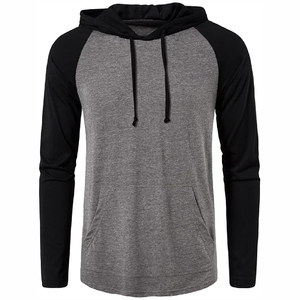 Sudadera ligera para hombre en verde lima heather, suave, con capucha y dobladillo curvo, diseño personalizado. - Product Image 1