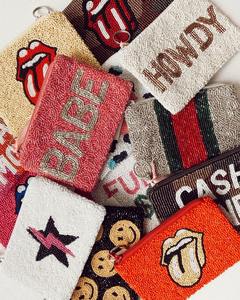 Monedero de Mujer con Cuentas y Bordado Zari Hecho a Mano - Product Image 2