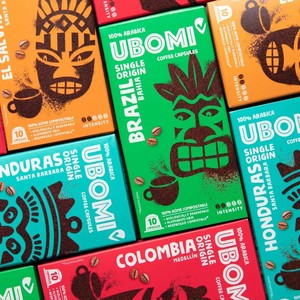 กล่องหน้าต่างพิมพ์ลายหรูหราพร้อมการออกแบบที่เป็นเอกลักษณ์สำหรับกาแฟ Medellin croccantino ไอศกรีมสีเหลืองเครื่องสำอางสำหรับเด็กออแกนิก - Product Image 1