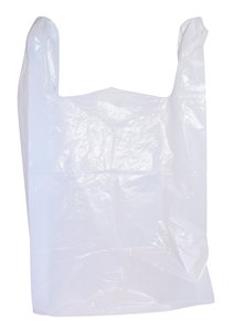 Bolsas de plástico de camiseta de polietileno transparente HDPE de alta calidad con asas Embalaje de camiseta en Vietnam Logotipo personalizado Bienvenido - Product Image 2