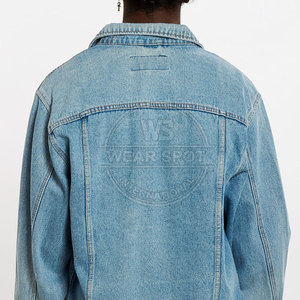 Wearspot International Factory Made New Arrival Long Sleeve Men Jeans <b>Jacket</b> Custom Design <b>Cheap</b> Price Wholesale <b>Winter</b> <b>Jacket</b> - Product Image 4