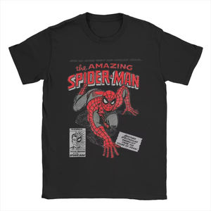 Spider-man Spiderman Movie Retro Comic <b>Men</b> <b>T</b> <b>Shirts</b> Fashion Tees 100_ Cotton Round Neck <b>T</b>-<b>Shirt</b> Spring/<b>Summer</b> New Collection - Product Image 2