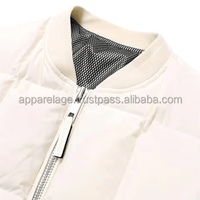 Veste matelassée respirante de qualité supérieure en nylon 100% personnalisée pour femmes, avec décoration en peau de mouton et capuche