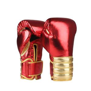 Guantes de boxeo profesionales con logotipo personalizado asequibles hechos con cuero PU de alta calidad - Product Image 5