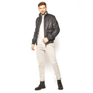 Meilleure vente Veste en cuir de motard à fermeture éclair à bas prix Manteau zippé de haute qualité Vestes en cuir vintage personnalisées pour hommes - Product Image 1