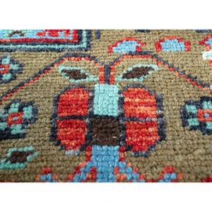 Alfombras de Lana Grandes de Estilo Clásico Nuray, Anudadas a Mano, con Patrón de Medallón Rojo y Naranja para el Hogar y la Sala de Estar, para el Pasillo-Pae-2980 - Product Image 3