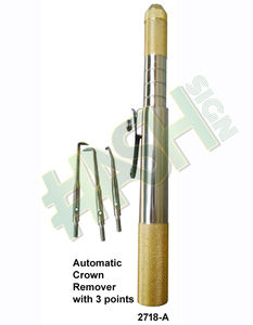 Removedor de Coronas Dentales Automático Totalmente Chapado en Oro Butler con 3 Accesorios Hechos de Metal y Acero - Product Image 4