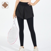 Conjunto de Leggings de Yoga para Mujer, Cintura Alta Elástica, Color Sólido, Tejido Acanalado Suave, Sin Costuras, Elástico en Cuatro Direcciones, Secado Rápido, Pantalones que Realzan los Glúteos