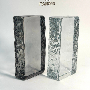 Ladrillos de cristal de colores rectangulares modelo GB01 patrón transparente para paredes de baño o mamparas de ducha - Product Image 1