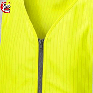 ANT5PPE logotipo personalizado 120g poliéster Hi Vis ropa de trabajo transpirable chaleco de seguridad reflectante para hombres mujeres Simple más barato para hombres - Product Image 5