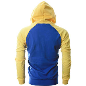 Sweat à capuche décontracté pour homme, fermeture éclair, haute qualité, 100% coton molletonné, poche, logo imprimé personnalisé, respirant, séchage rapide, pour l'hiver - Product Image 2