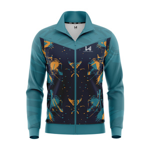 Veste bomber unisexe écologique personnalisée, fermeture éclair intégrale, coupe ample, coupe-vent, respirante, impression personnalisée sur le devant, veste de survêtement formelle de printemps - Product Image 4