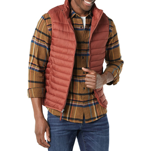 Gilet d'hiver sans manches pour homme, respirant, matelassé, pour l'extérieur, avec deux poches latérales zippées, style décontracté, coupe-vent - Product Image 6