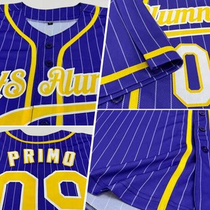 Camiseta de Béisbol Estampada 100% Poliéster 260g Transpirable, Absorbente de Humedad, Elástica en Cuatro Direcciones, Manga Corta, Cuello en V, Personalizable para Equipos - Product Image 4