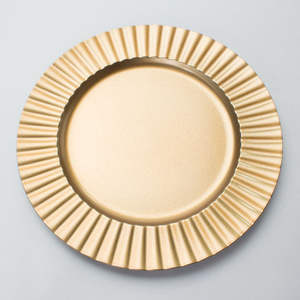 Assiette de service en métal 304 de qualité supérieure, fabriquée à la main, pour le ramadan, dorée avec une forme décorative fantaisie - Product Image 6