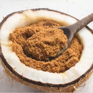 Açúcar de coco saboroso e delicioso alto feito de coqueiro vietnamita